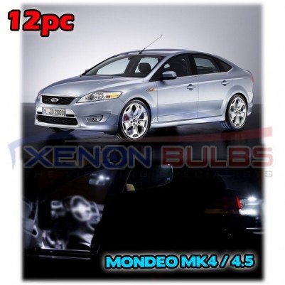 Ford Mondeo MK4 IV INTERIOR LED SMD Bulbs KIT WHITE CAN BUS